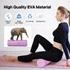 Quality 15*45cm Yoga Column Yoga Block Pilates EVA Foam Roller Massage Roller Muscle Tissue Fitness Gym Yoga Pilates Sports 3