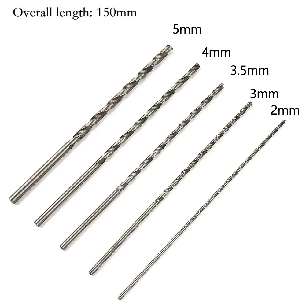 HSS Drill Bit Set 2mm/3mm/3.5mm/4mm/5mm For Wood/Aluminum/Plastic