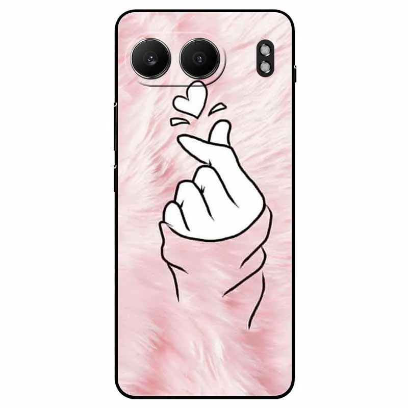 Luxury Silicone TPU Soft Bumper Case with Cute Cat Design for Oneplus Nord 4 - Premium Protective Cover