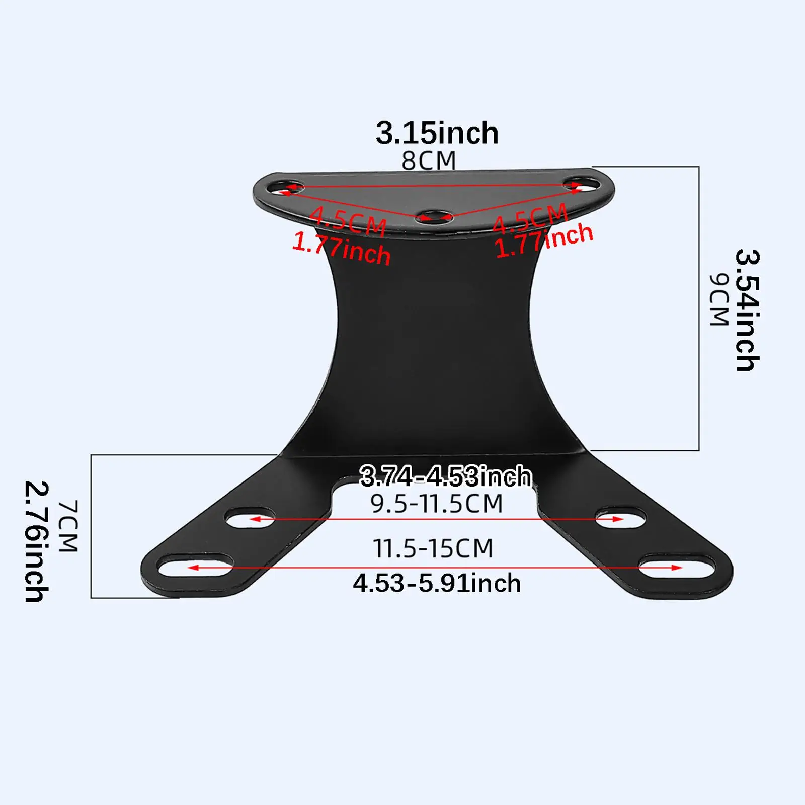 스쿠터 등받이 브래킷 시트 액세서리 금속 뒷좌석 편안함 지원 장치(차량용 허리 통증 완화)