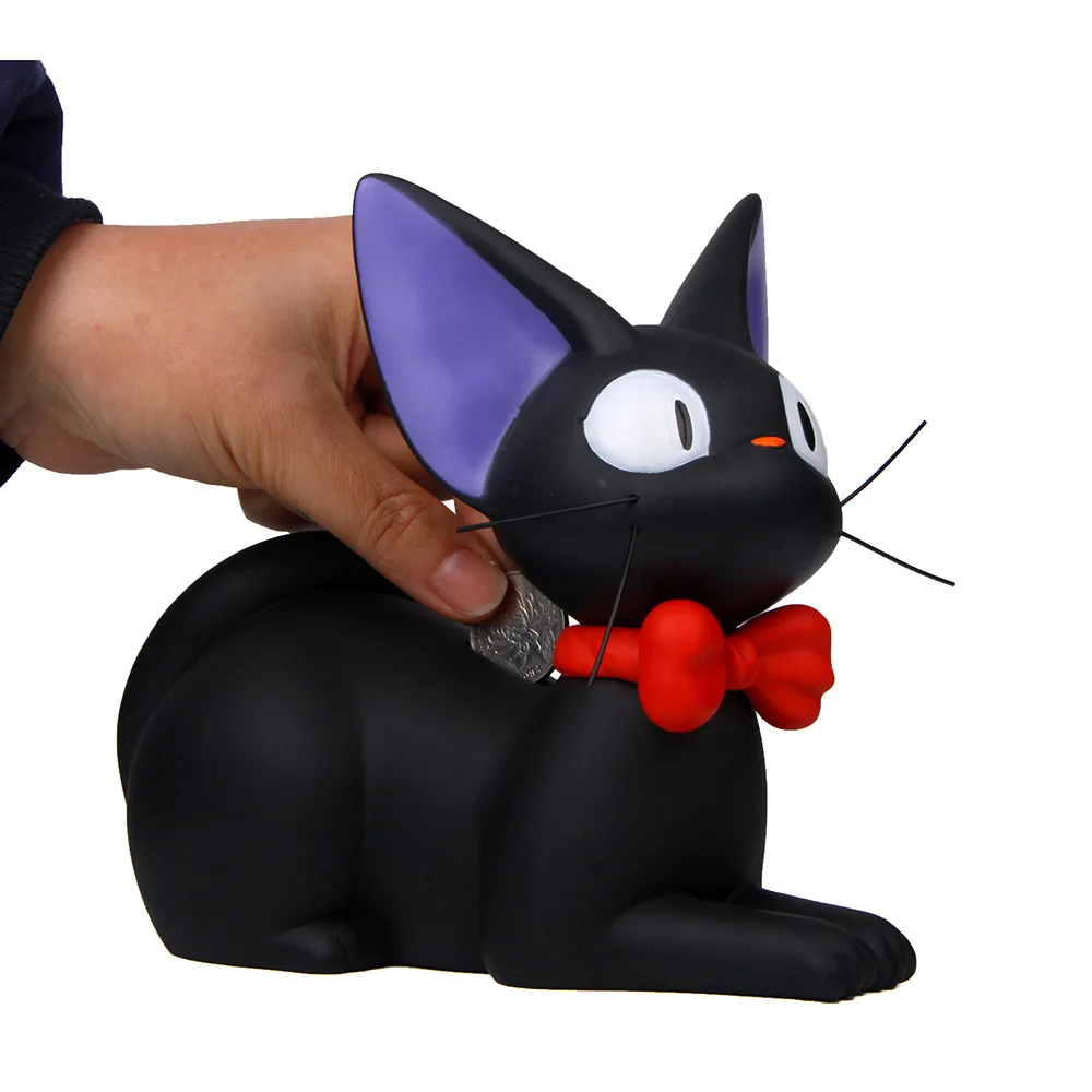 Black Cat Unbreakable Money Box Japanese Piggy Bank For Kids Moneybox Collectible Ornaments Black Cat Money Saving Piggy Bank 4