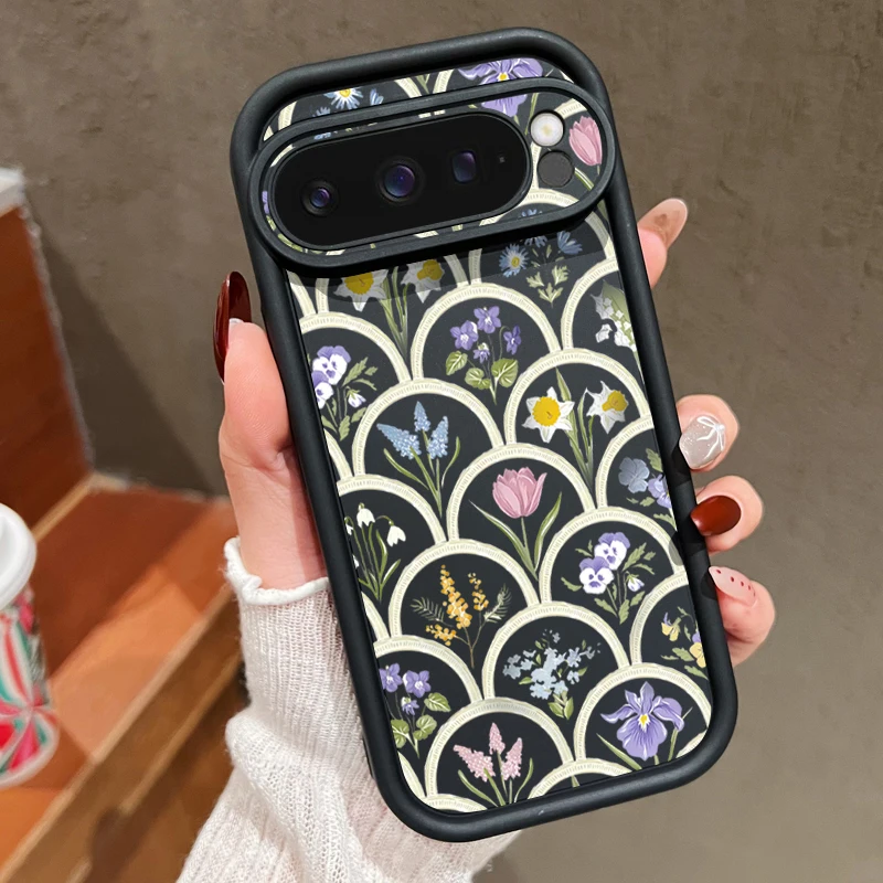 Cartoon Flower Candy Color TPU Soft Silicone Phone Case Cover
