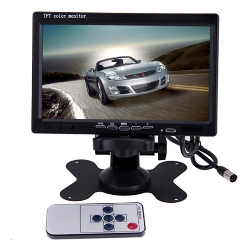 

Цветной монитор TFT LCD HD, 7 дюймов, 12-24 В, 2 канала