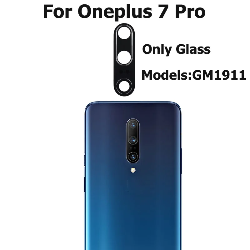 

Original Back Camera Glass Lens For Oneplus 7 Pro Camera Cover With Sticker Replacement
