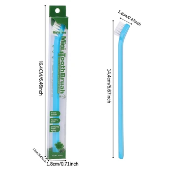 Vet Recommended Dog Toothbrush - Micro Head Teeth Cleaning Tool for Small Mouth Dogs Cats, 360° Gum Care Pet Dental Kit 2