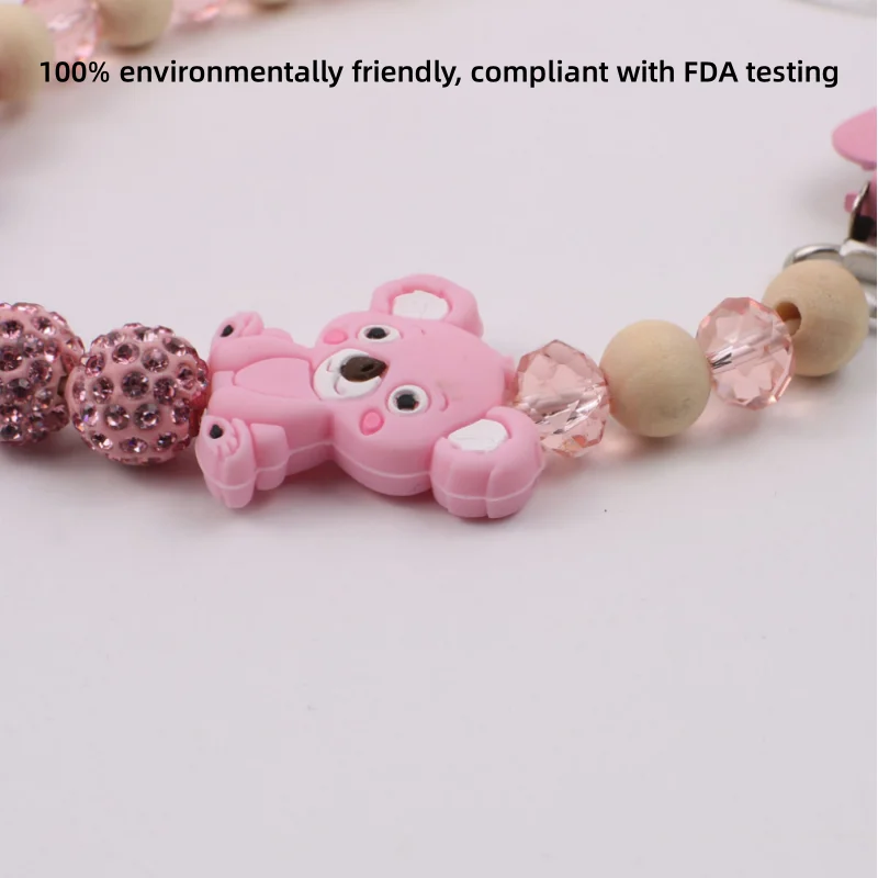 Pacifier Chain 1Pc Baby Cartoon Koala Silicone