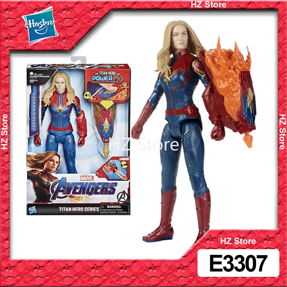 

Hasbro Avengers Marvel Endgame Titan Hero Power FX Captain Marvel Electric Energy Effect 2.0 Action Figure Birthday Gift E3307