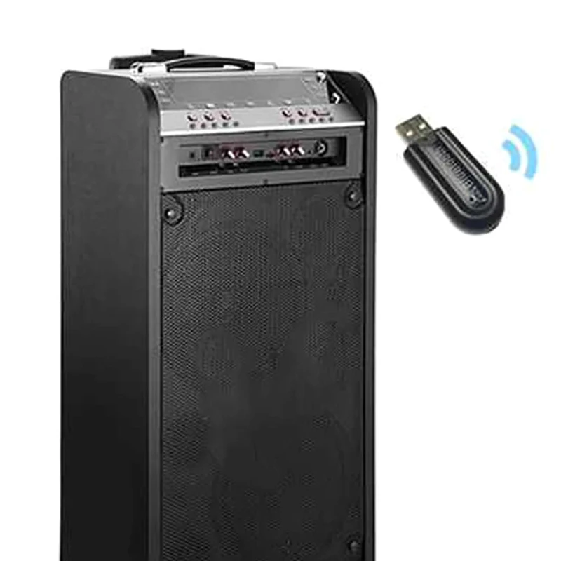 블루투스 5.0 리시버 3.5mm 스테레오 무선 오디오 어댑터, USB 동글 무선 리시버, 자동차 음악 AUX 안드로이드 PC 노트북용