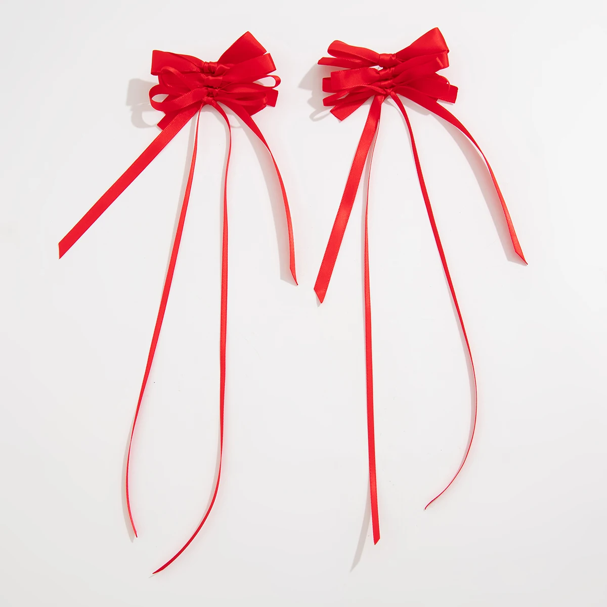 Ingemark Übertriebene Bowkont Gurtband Lange Quaste Tropfen Ohrringe für Frauen Trend Elegante Charming Ohrring Mi Braut Party Schmuck – Detail 8