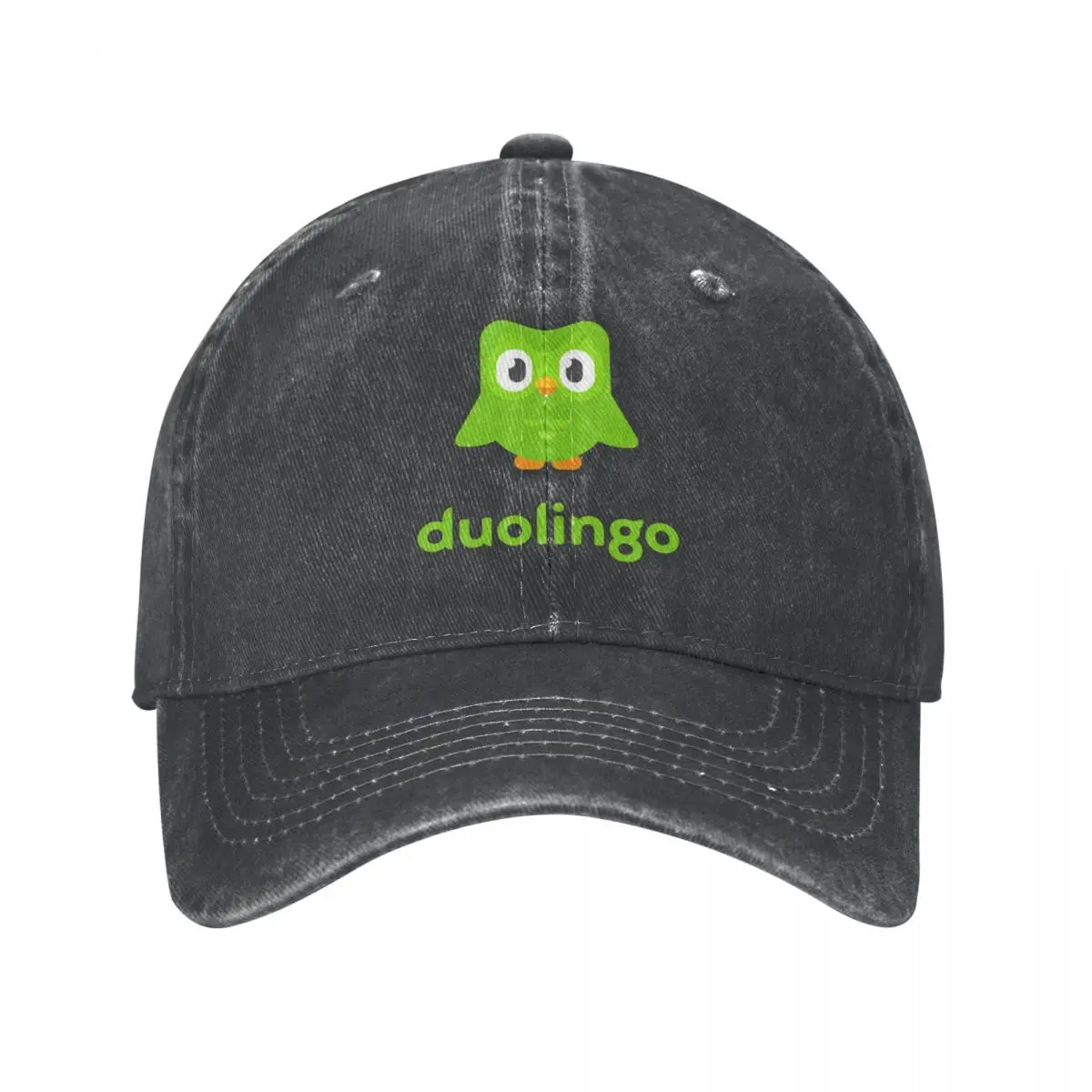 Fashion Duolingo Owl Duo Baseball Caps Unisex Distressed Washed Snapback Hat Outdoor Summer Hats Cap