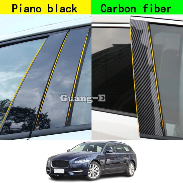 6pcs Auto Säulen pfosten Seiten fenster abdeckung Verkleidungen glänzend  Klavier schwarz Aufkleber für vw jetta mk5 Limousine - AliExpress