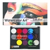 15 Color Face Painting Kit Body Makeup Non Toxic Water Paint Oil with Brush for Christmas Halloween Fancy Carnival Vibrant Party 4