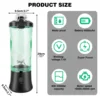 Professional 2 In 1 Portable Blender 600ML Electric Juicer Fruit Mixers USB Rechargeable Smoothie Mini Blender Personal Juicer 5
