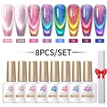 8Pcs-ReflectiveGlass