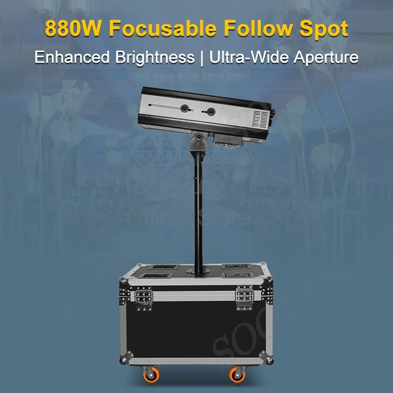 880W/660W/330W LED 웨딩 무대 콘서트용 삼각대가 있는 스포트라이트 스..