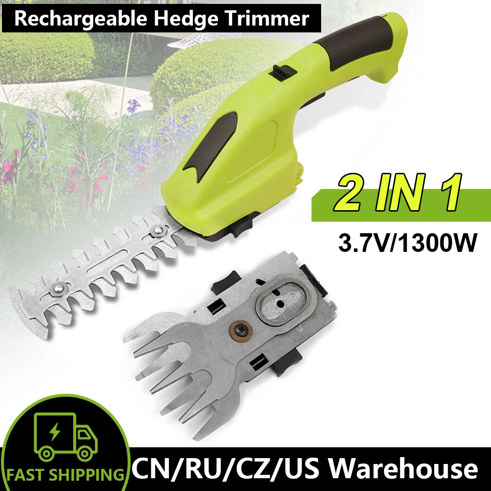 Cisaille à Gazon Et Taille-Haie Sans Fil - Rechargeable, Lame SK5, Léger (0.75 Kg) - Pour Petits Jardins - 3