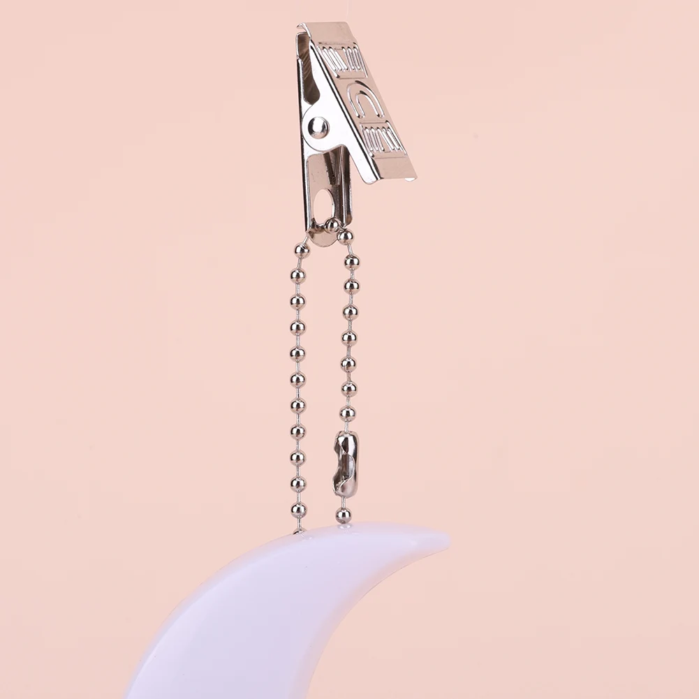 Moon Shape Handbag Light with Automatic Sensor Mini LED Bag Light with Clip Handbag Touch Lamp for Women Girls