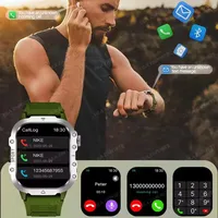 2025 nouvelle montre intelligente hommes pour femmes militaire extérieure GPS piste Sport montres fréquence cardiaque sommeil étanche montre intelligente IOS Android 3