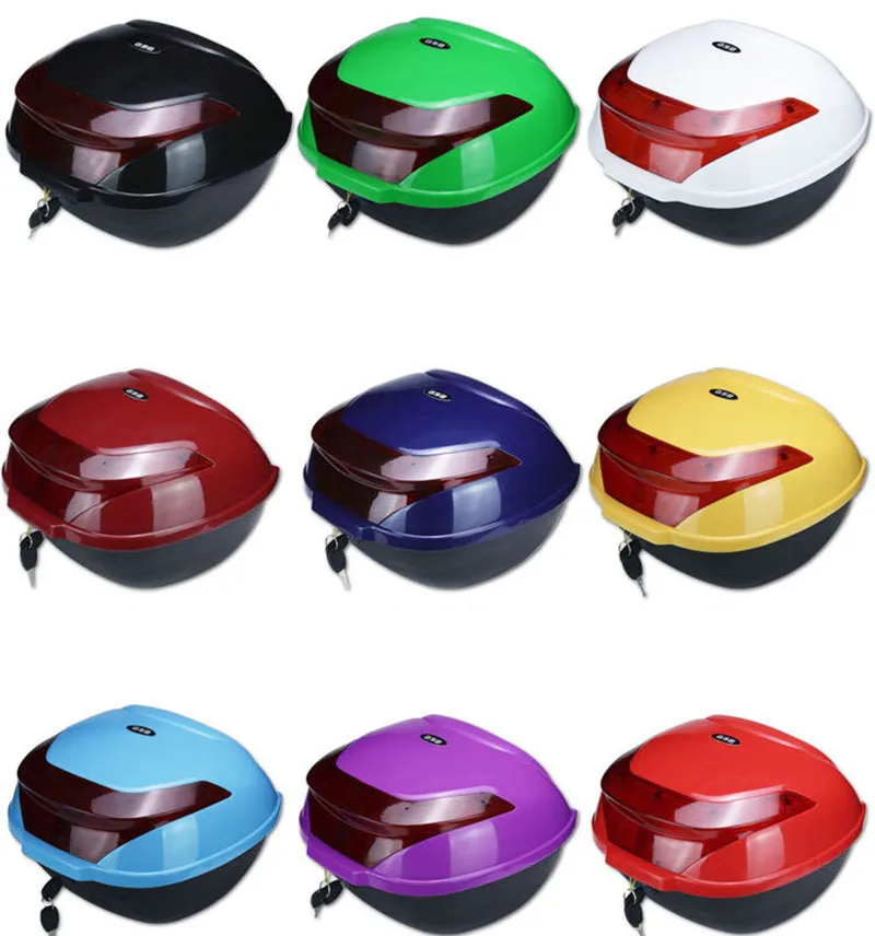 Motorcycle Top Case for Helmet Carrier GSB016 PP Solid Riding Luggage