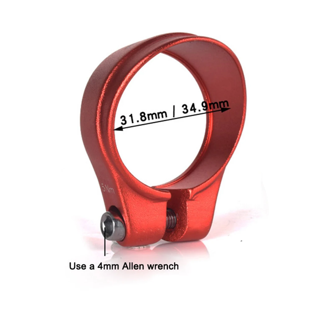Collier De Serrage Rapide Pour Tige De Selle Vélo - 31.8 Mm Ou 34.9 Mm, Alliage Aluminium 7075, Couleur Violet