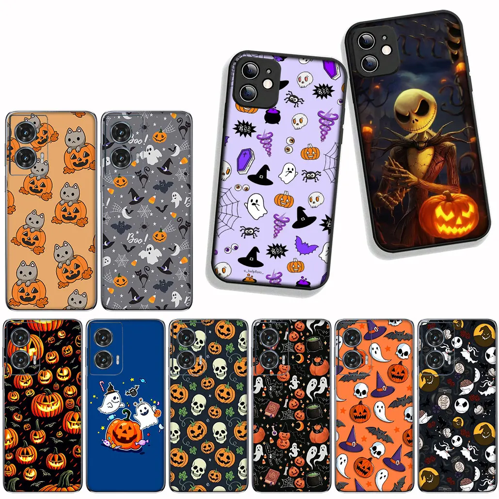 Spooky Little Ghost Halloween Pumpkin Phone Case
