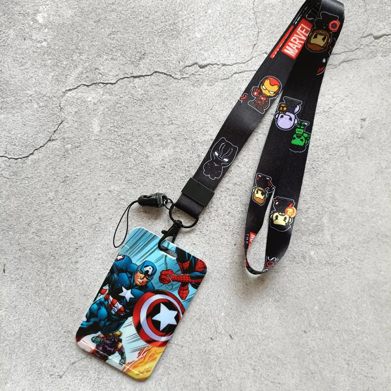 1 Set Di Carte Anime Custodie Carta Cordino Chiave Cordino Cosplay Badge Carte Didentita Titolari Cinghie Da Collo Portachiavi My Hero Academia - Foto 10