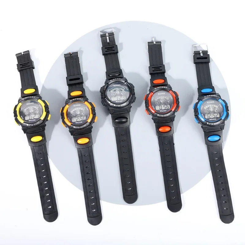 Relojes electrónicos para niños y niñas, esfera luminosa, Despertadores multifunción impermeables, reloj de pulsera Digital LED, nuevo