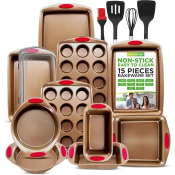 15-Piece Non-Stick Carbon Steel Bakeware Set 1