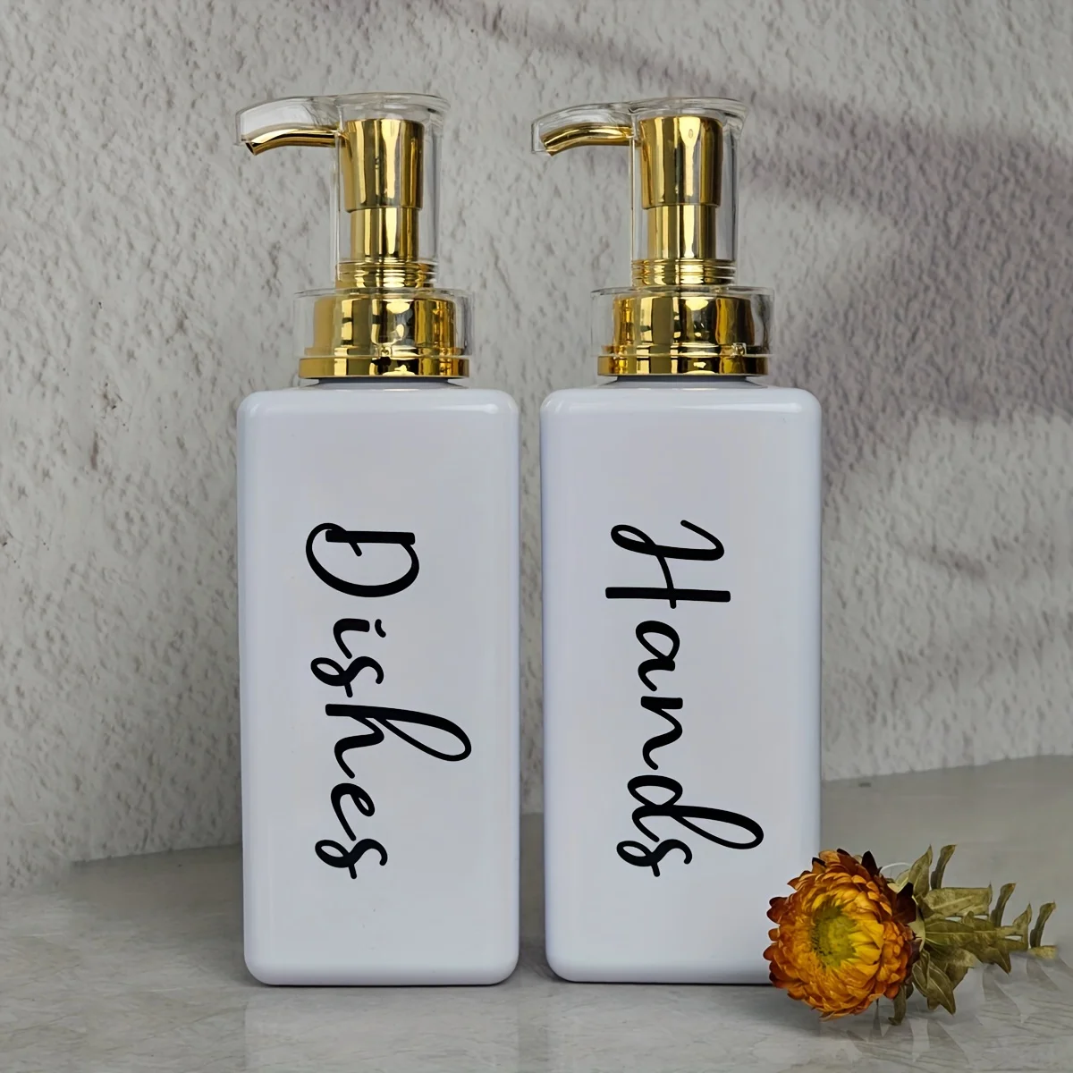 Soap Dispenser 2pcs Farmhouse Hand And Dish Soap Dispenser Refillable Liquid Soap Dispenser Pump Kitchen and Bathroom Convenient