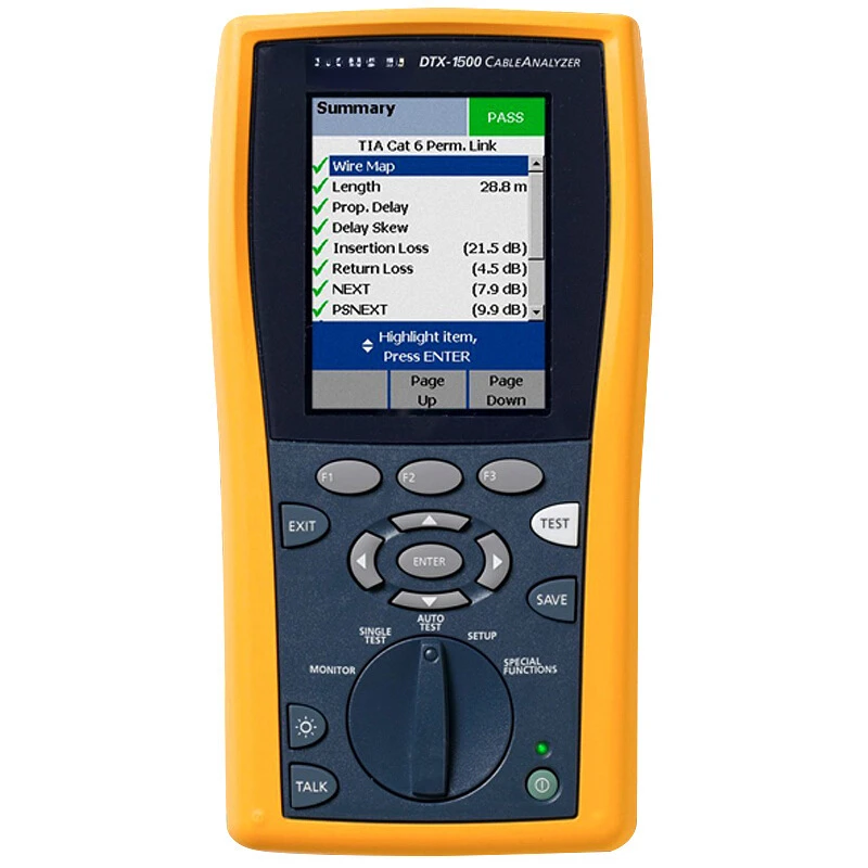 Рисунок 3 - Тестер сертификации кабеля Dtx1800