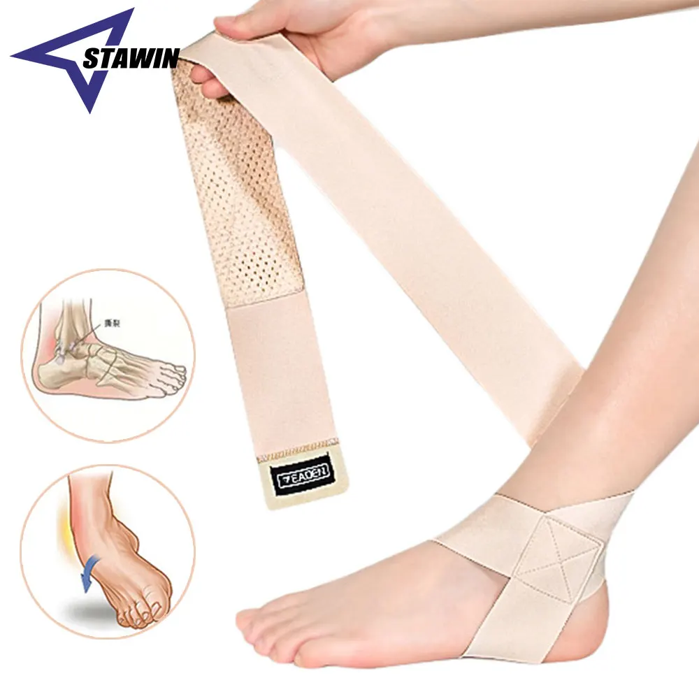 1 PCS Ankle Support Brace Women Men Ankle Compression Sleeve Adjustable Strap Breathable Ankle Wrap for Stabilization ankle support