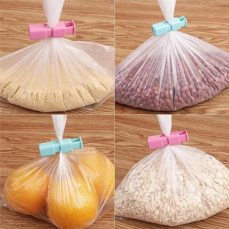 Sealing clips 4Pcs/Set sealing clip food preservation bag clip snack fresh food storage seal bag sealer clamp kitchen storage tool