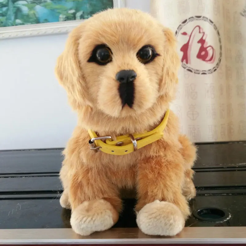 Robot pes hraček interaktivní kocour elektronická plyš štěně lehký ovládání teddy štěkat šindel hlava robotické živočich zvířátko pro děti  dar
