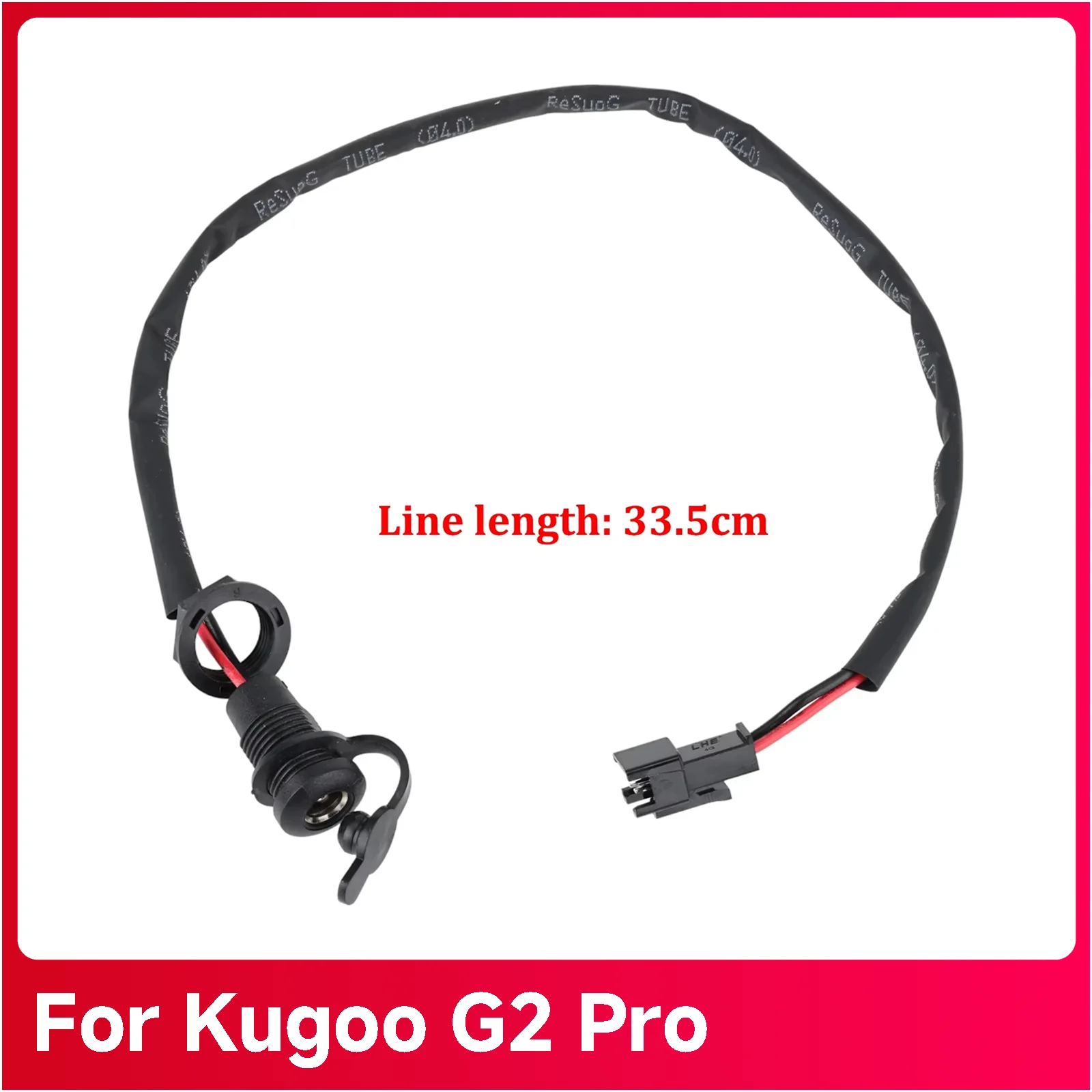 Universal Power Charger with Charging Cable and Port Plug for Electric Scooters and Bikes