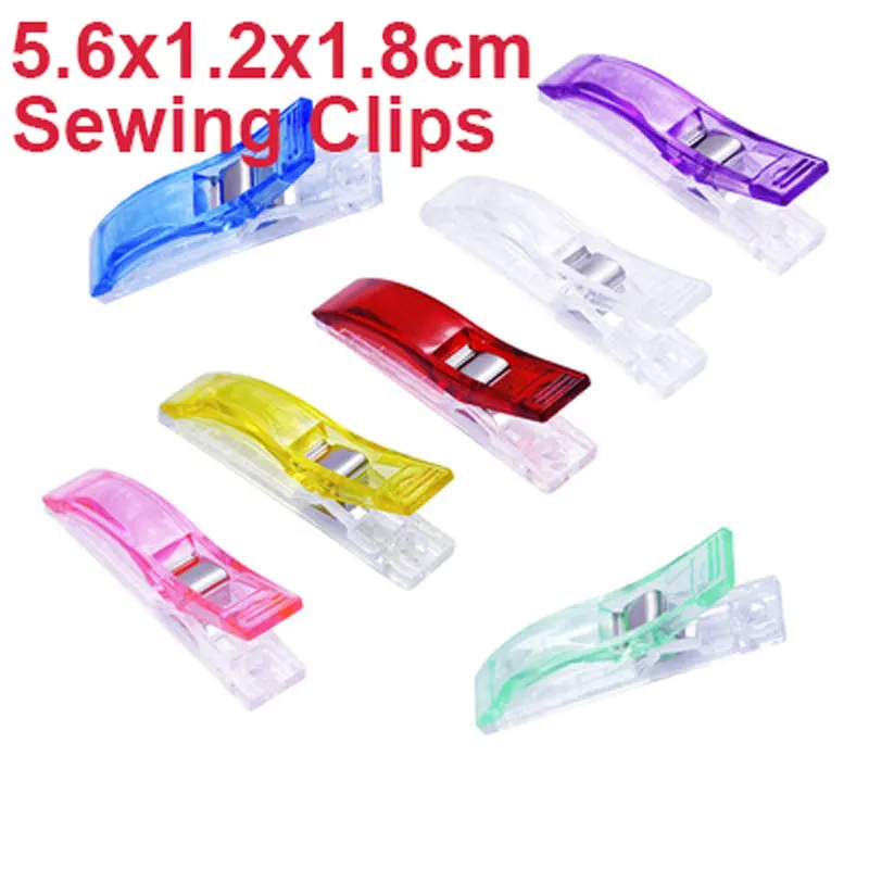 5Pcs/10Pcs Colorful Sewing Clip Fabric Clips Large Binding Paper Clips  Plastic Handmade DIY Crafts Clothing Clamps Sewing Tools - AliExpress