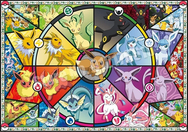 Pokemon anime criaturas grama fogo água eletricidade categoria 300 500 1000  peças quebra-cabeça papel jigsaw para crianças adolescentes adultos amigos  - AliExpress