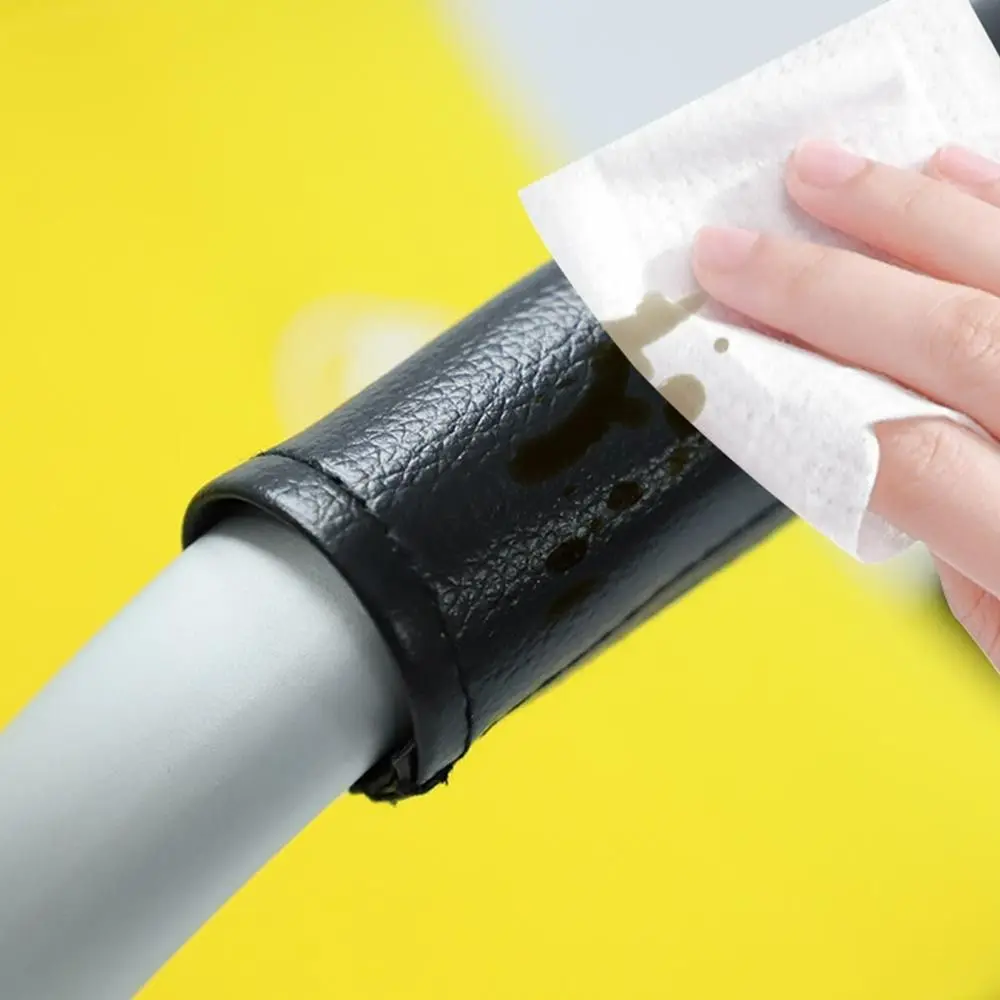 Baby Stroller Accessories PU Leather Handle Covers Pushchair Armrest Protector Baby Car Cart Cover Front Handle Protective Cases