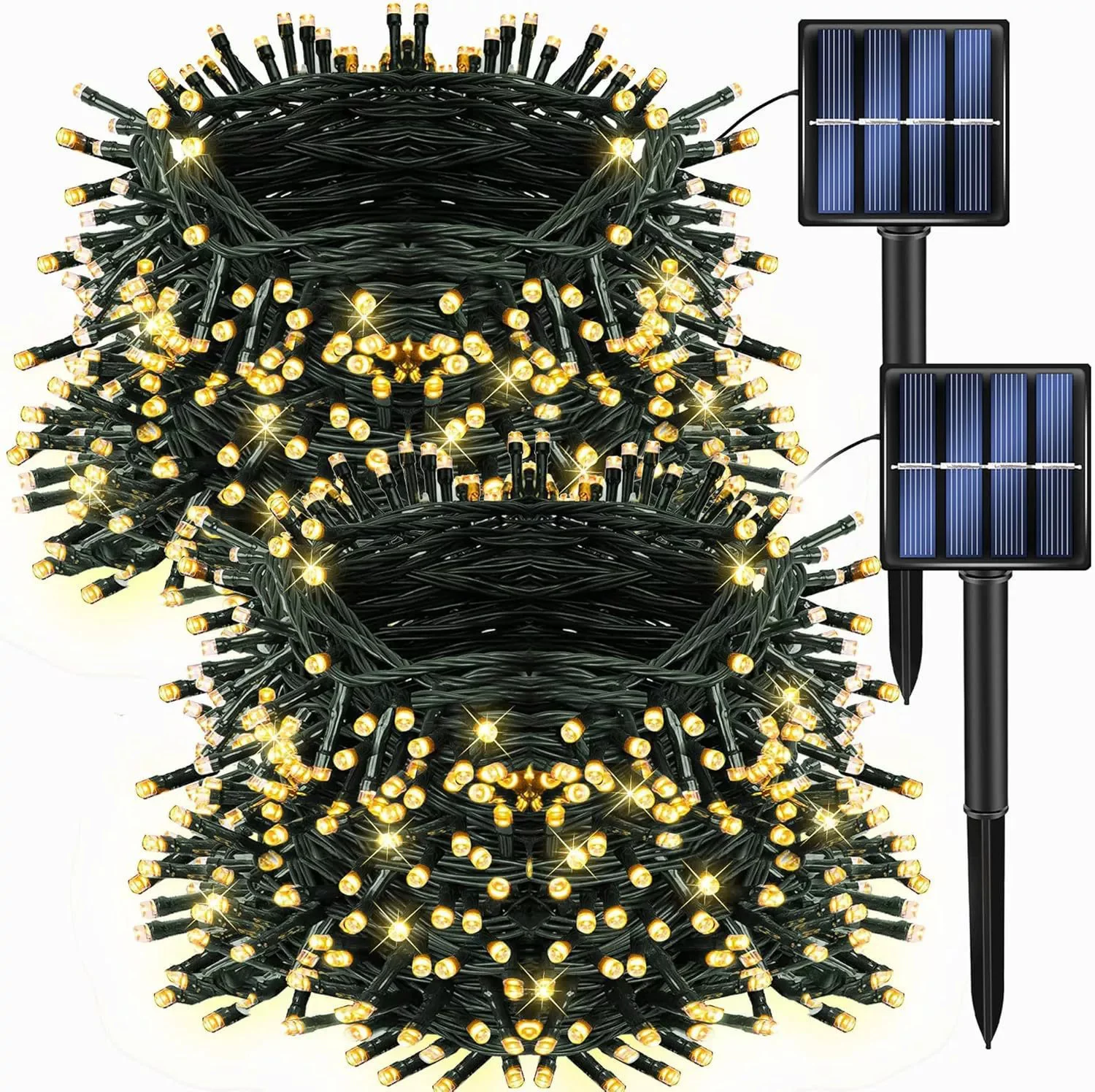 20-200LED Solar String Light Outdoor 8 Mode Garden Waterproof Fairy Lamp Garland for Christmas Holiday Party Home Decoration led string lights decorative lights string lights led fairy lights