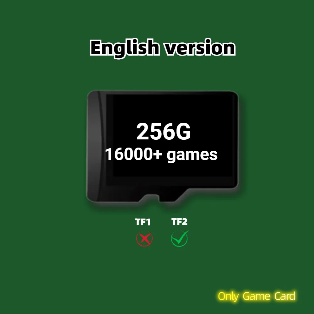 TF Game Card For Retroid Pocket 5 RP5 plug&play Classic Retro Games Portable Handheld Console Memory SD 1TB 512G ROCKNIX Linux game card video game cartridge