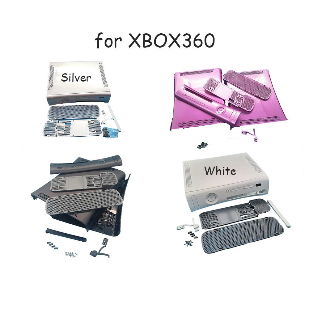 Full set Console Housing Shell Case for XBOX 360 Fat console Protection