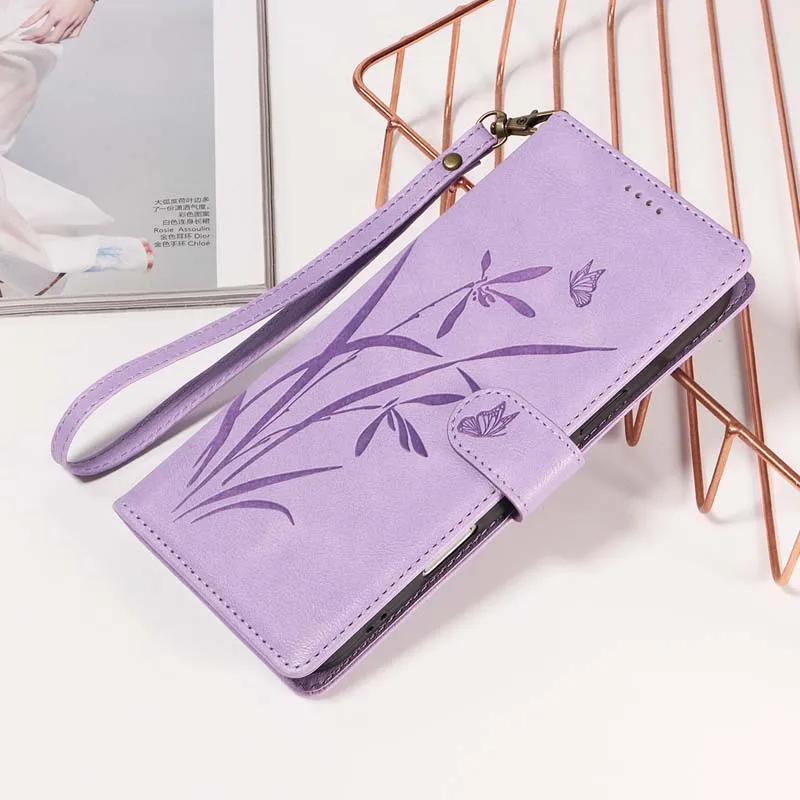 Elegant Leather Wallet Flip Phone Case with Card Holder