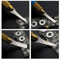 15 in 1 Thin Pry Openning Kit CPU IC Nand Glue Remover Knife Motherboard BGA Chip Glue Cleaning Blade Scraping Pry Knife Tools 4