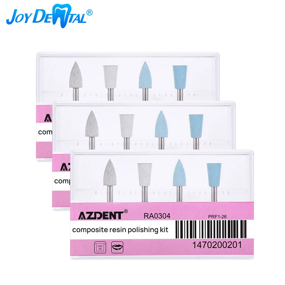 

12pcs=3box Dental Composite Resin Polishing Kit For Low Speed Handpiece RA0304 Oral Hygiene Teeth Polishing Kits Dentist Tools