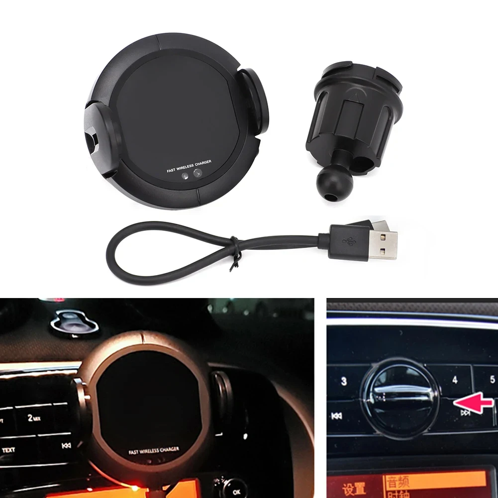 10W Car Fast Wireless Charger Phone Navigation Holder for Smart