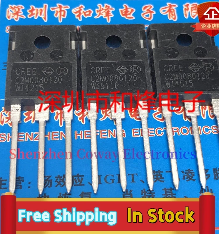 

10PCS-30PCS C2M0080120D C2M0080120 TO-247 1200V 31.6A In Stock Fast Shipping