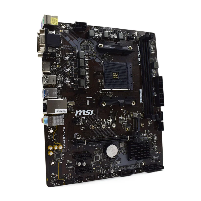 MSI A320M PROM2 V2 Motherboard Socket AM4 AMD A320 DDR4