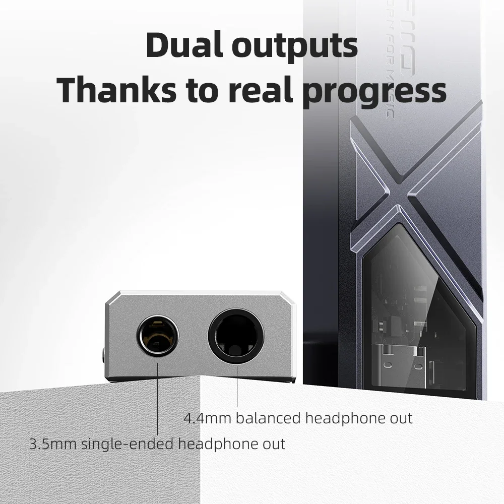 Headphone Amplifier Portable DAC AMP FiiO KA13 Desktop Mode 550mW Dual CS43131 Custom
