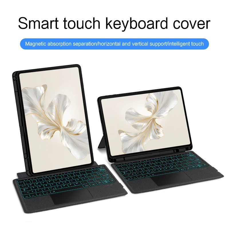 Teclado Retroiluminado Rgb com Touchpad Tampa do Teclado Destacável Magnética com Porta-lápis para Honra Pad 12.1 Polegadas Hey2-w09 W19 - Imagem 4