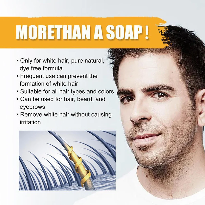 Pgs™ – Gray Hair Removal Pack Soap Bar Shampoo