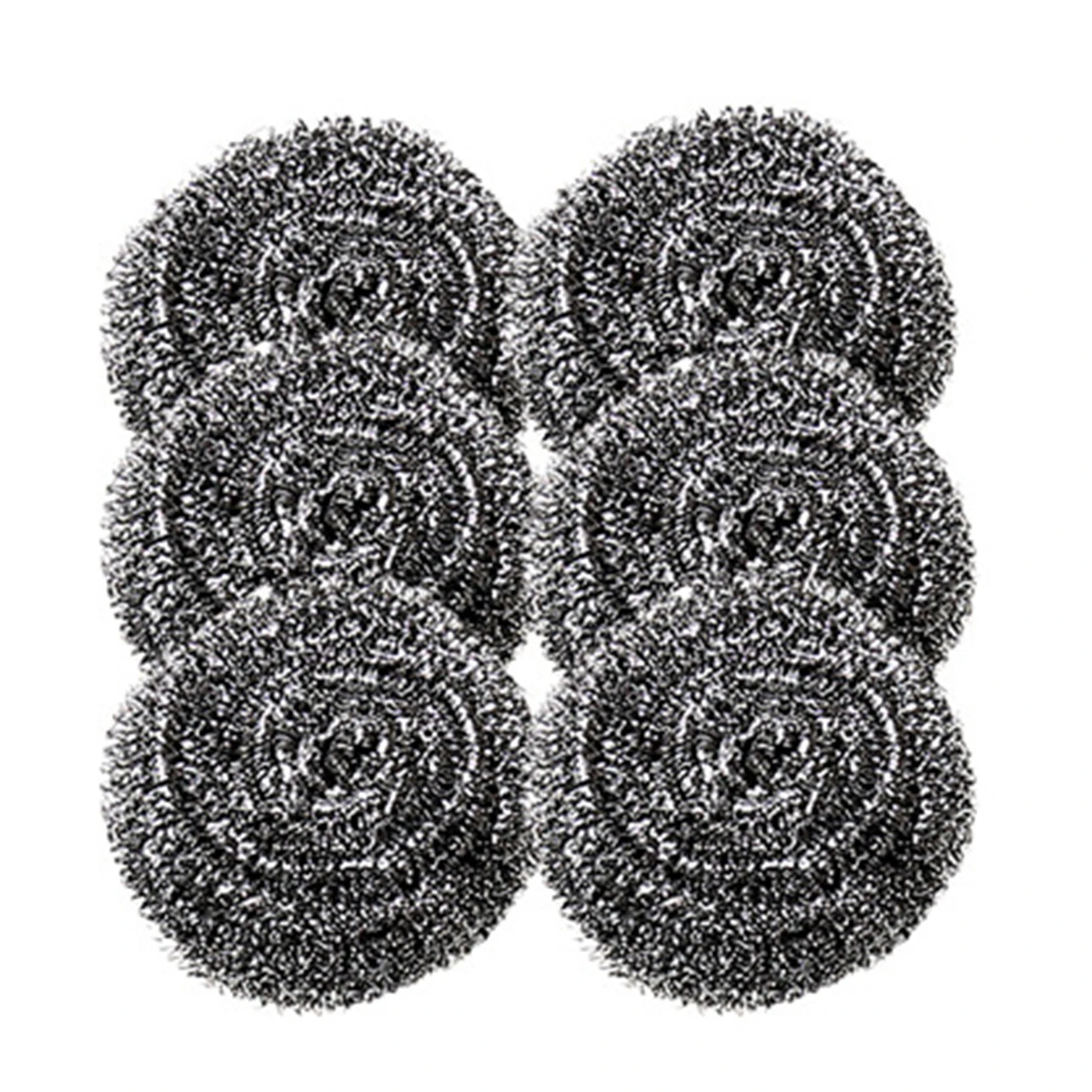 Stainless Steel Scouring Pads 6pcs Scrubbing Scouring Pad Steel Wool Scrubber for Kitchens Bathroom and More kitchen cleaning tool